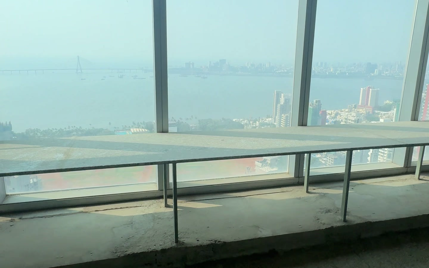 Office space for lease in Kohinoor Square, Dadar West - sea view from the 38th floor office